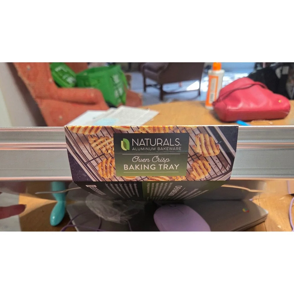 Nordic Ware Naturals Oven Crisp Baking Tray with Rack Aluminum Air Fryer Pan